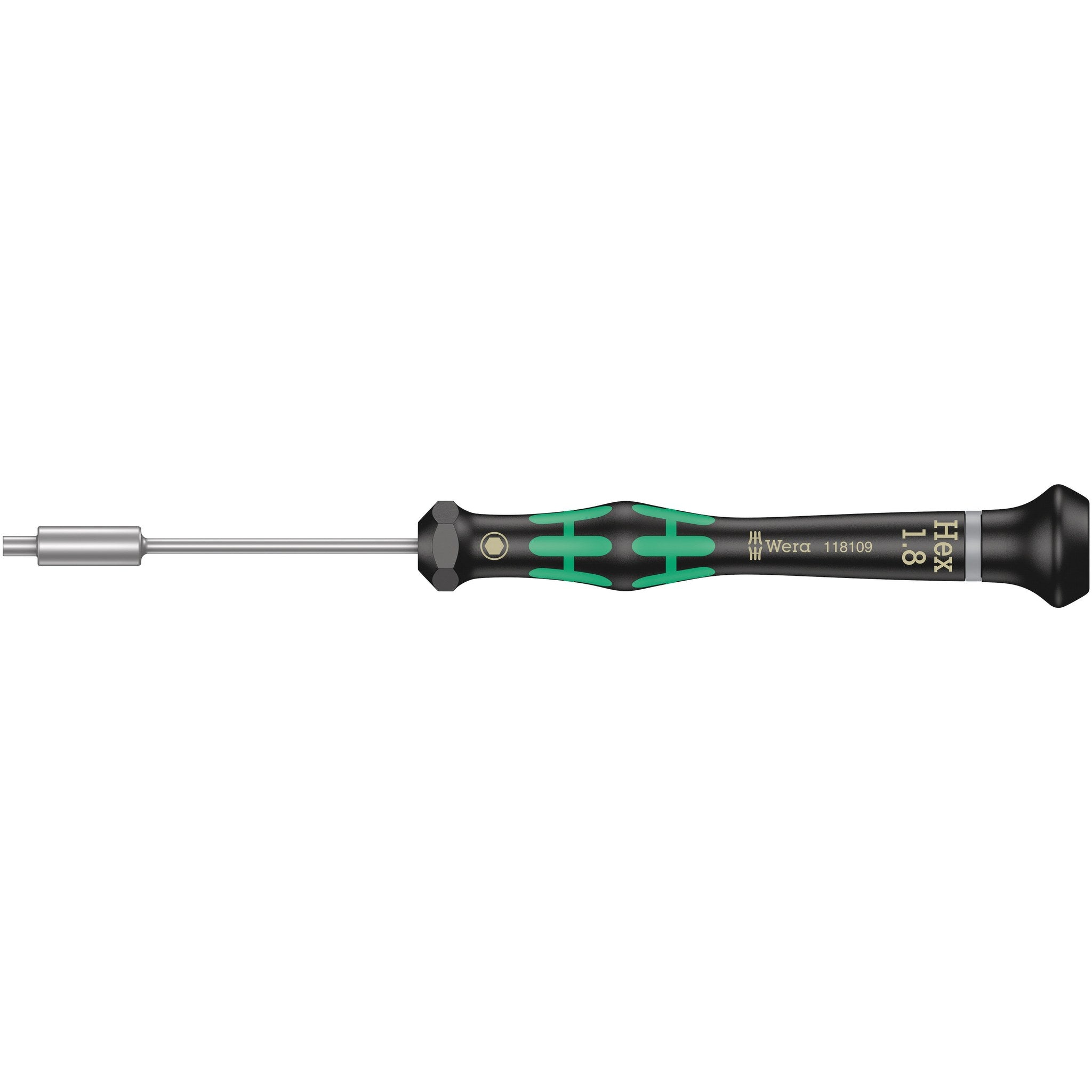 Wera 2069 Nutdriver for electronic applications, 1.8 x 60 mm