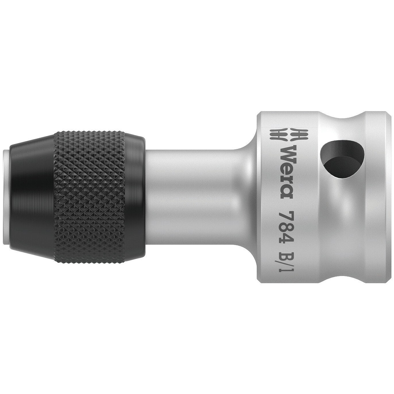 Wera 784 B 3/8" Adaptor with quick-release chuck, 784 B/1 x 1/4" x 43 mm