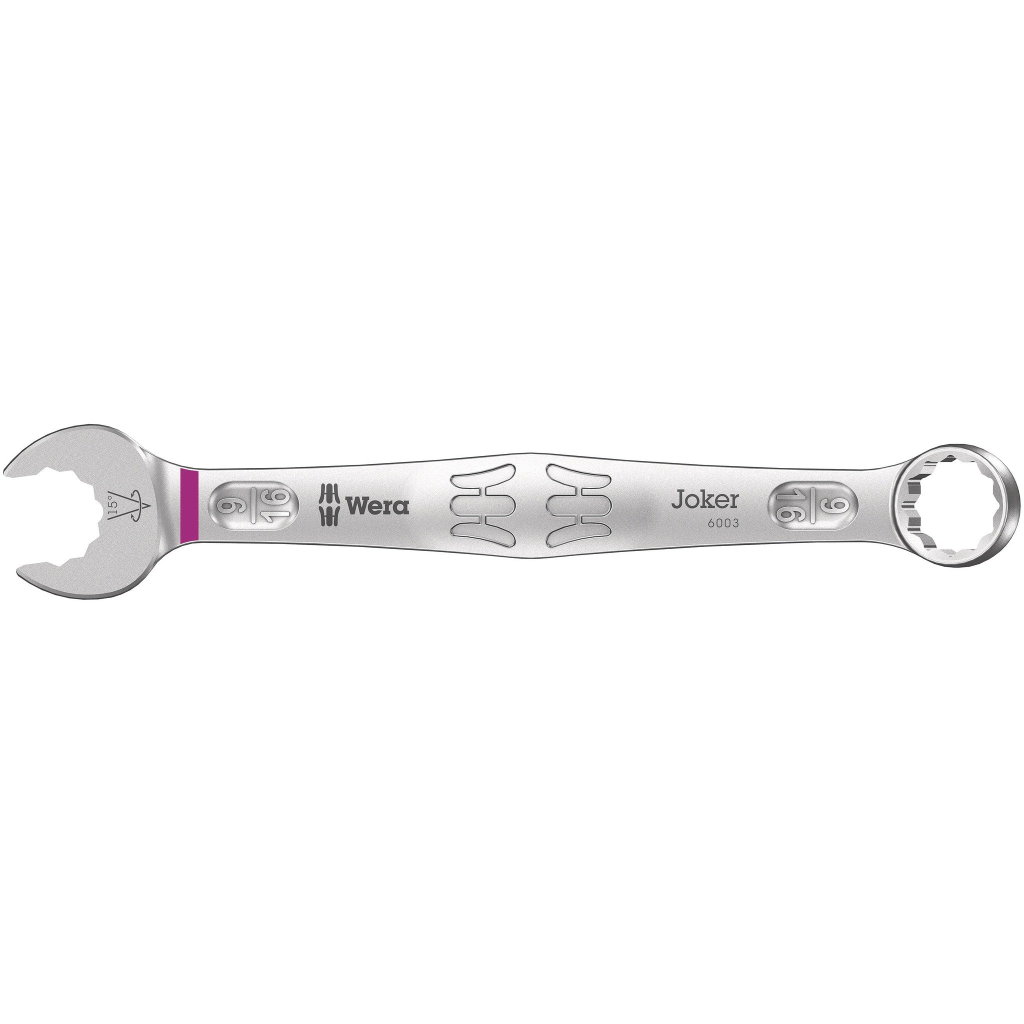 Wera 6003 Joker Combination wrench, Imperial, 9/16" x 167 mm