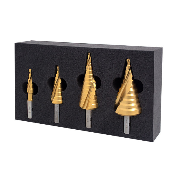 HMT VersaDrive Step Drill Bit InsertFoam Set: 12, 22, 30, 40mm