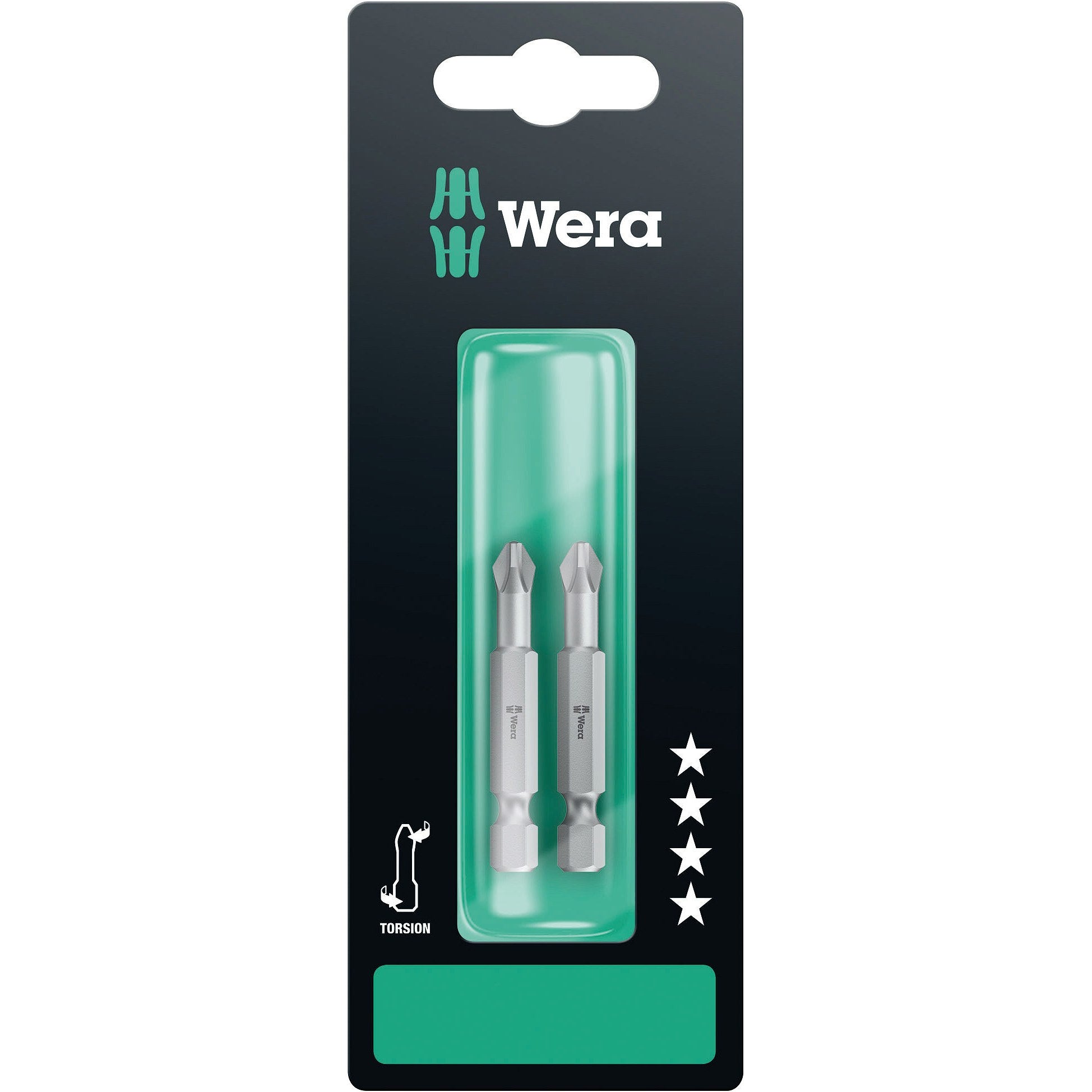 Wera 851/4 TZ SB bits, PH 2 x 50 mm, 2 pieces
