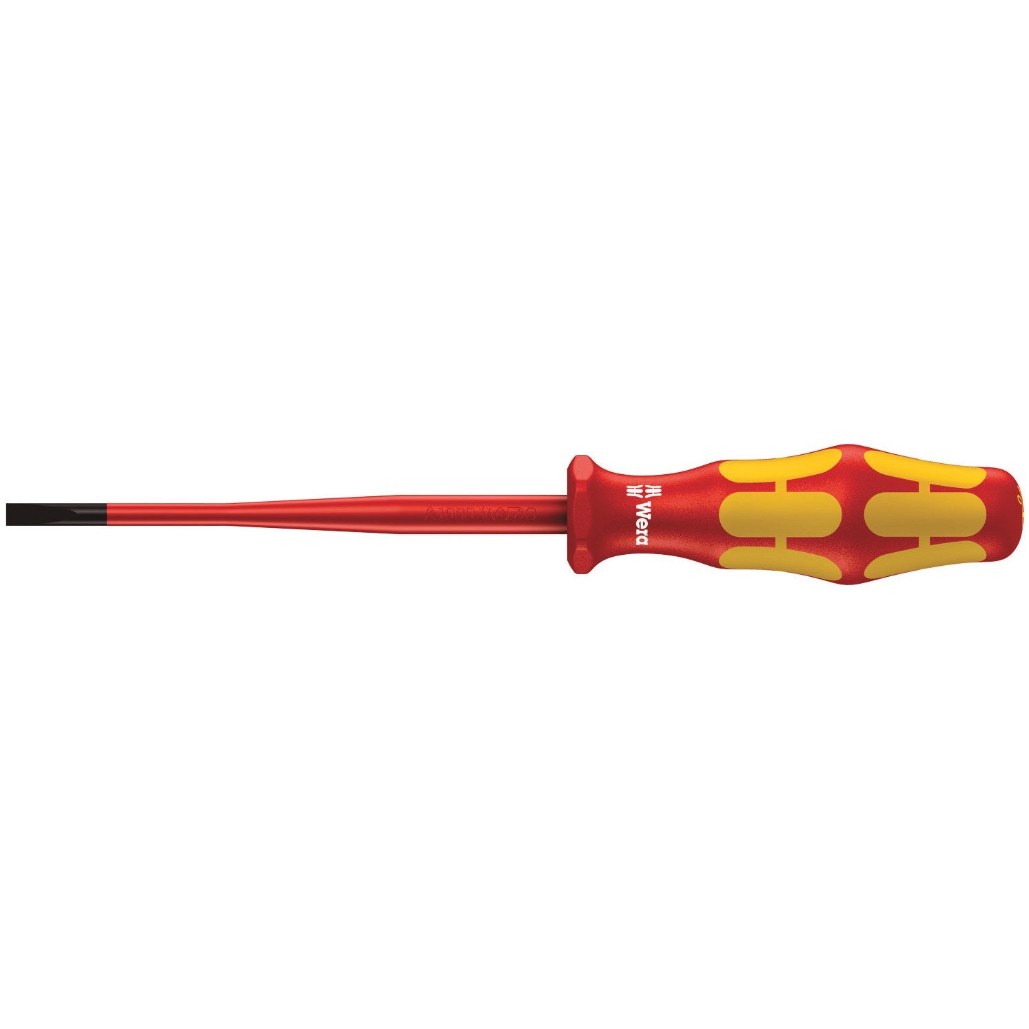 Wera 160 iSS VDE Insulated screwdriver with reduced blade and handle diameter for