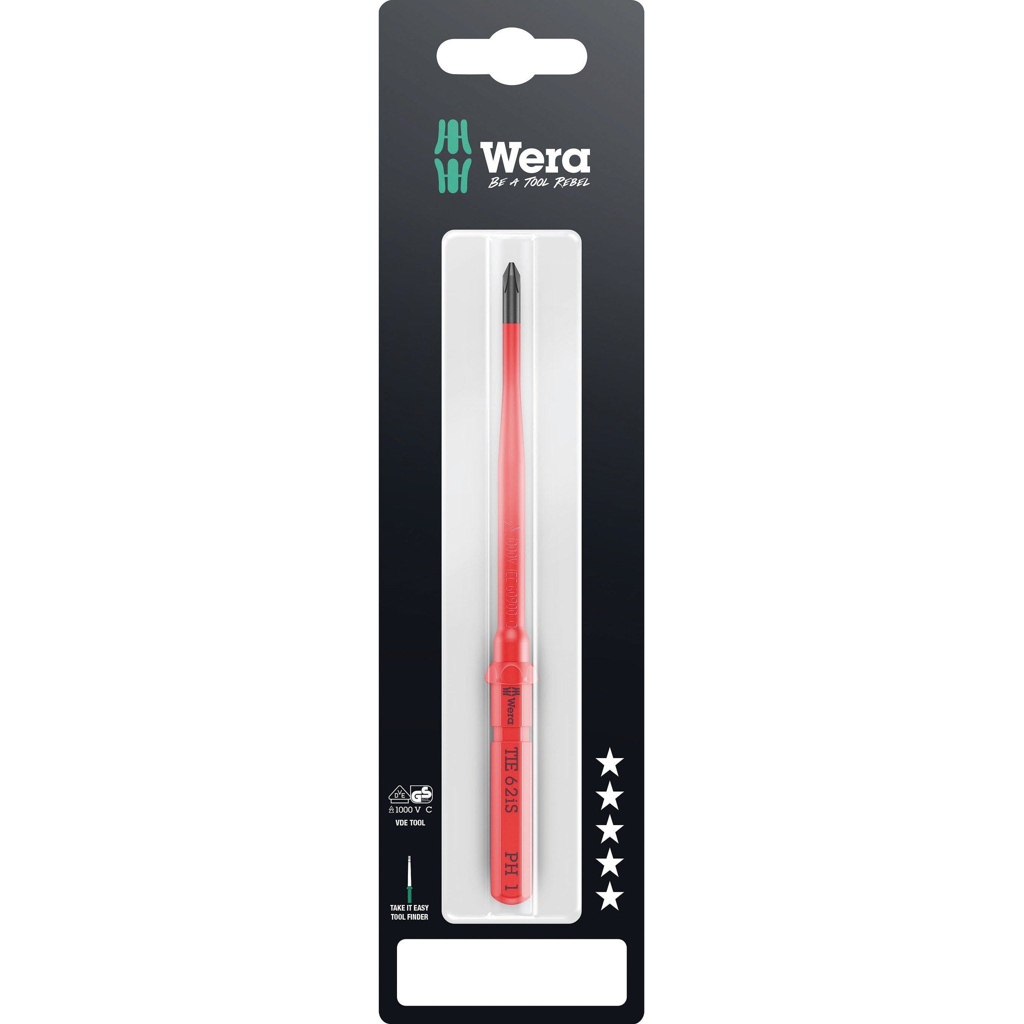 Wera Kraftform Kompakt VDE 62 iS Take it easy SB, PH 1 x 157 mm