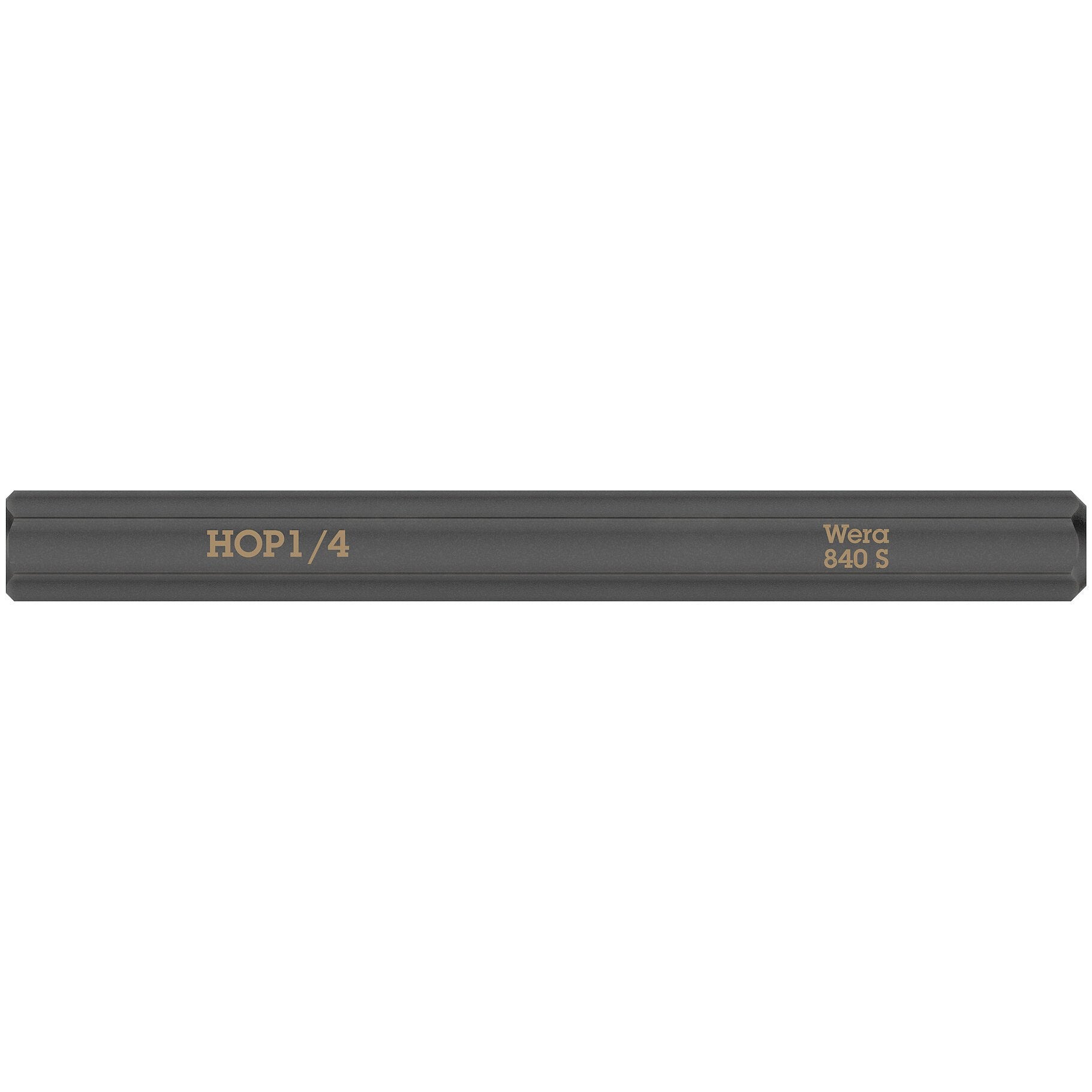 Wera 840 S Hex-Plus bits for impact screwdrivers, 1/4" x 70 mm