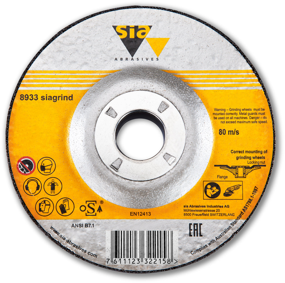 8933 siaflex grinding Ø180mm (Pack of 10)