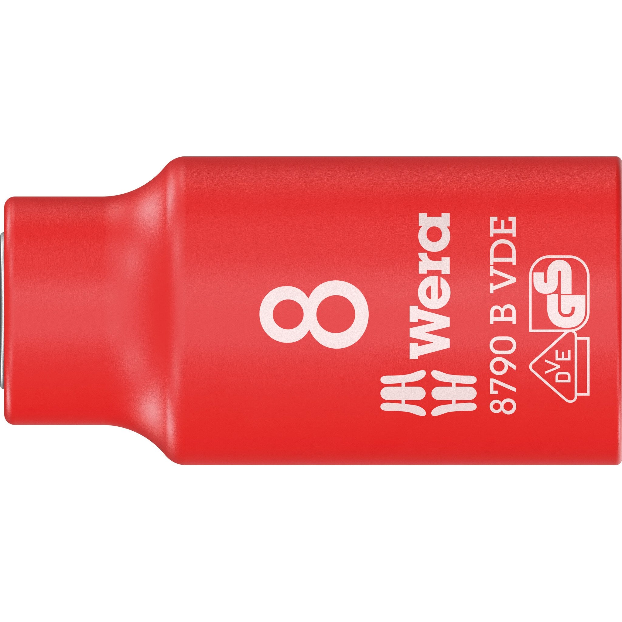 Wera 8790 B VDE Zyklop 3/8" socket, insulated, 8 x 46 mm