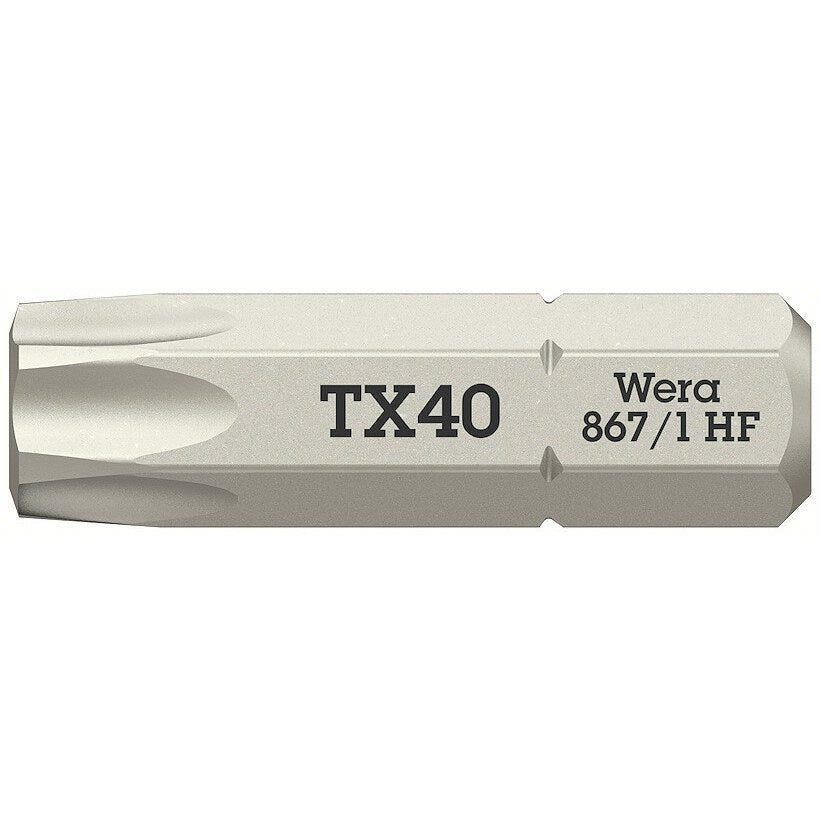 Wera 867/1 TORX® HF Bits with holding function, TX 40 x 25 mm