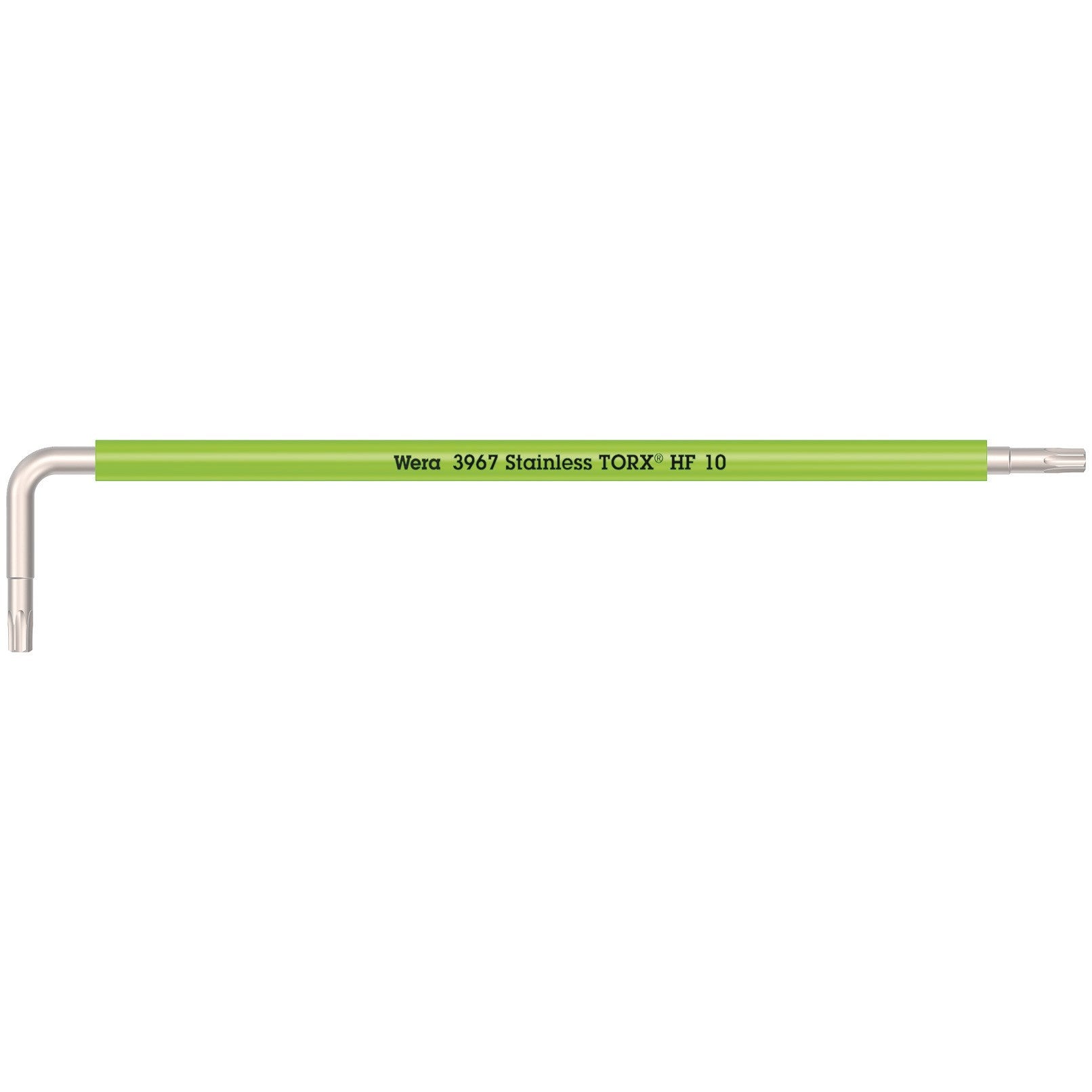 Wera 3967 SXL TORX® HF L-key Multicolour with holding function, long, stainless, TX 10