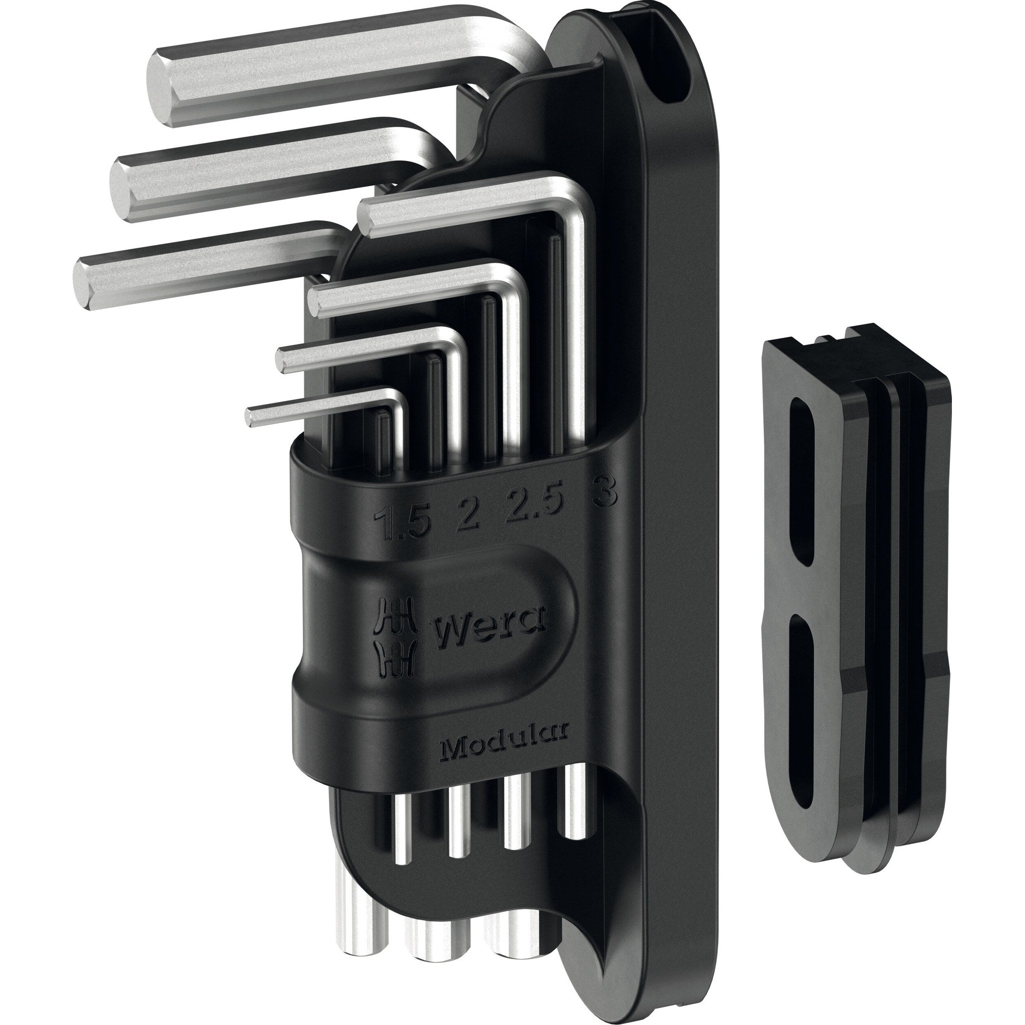 Wera Tool-Check Modular L-keys Hex-Plus 1, 7 pieces