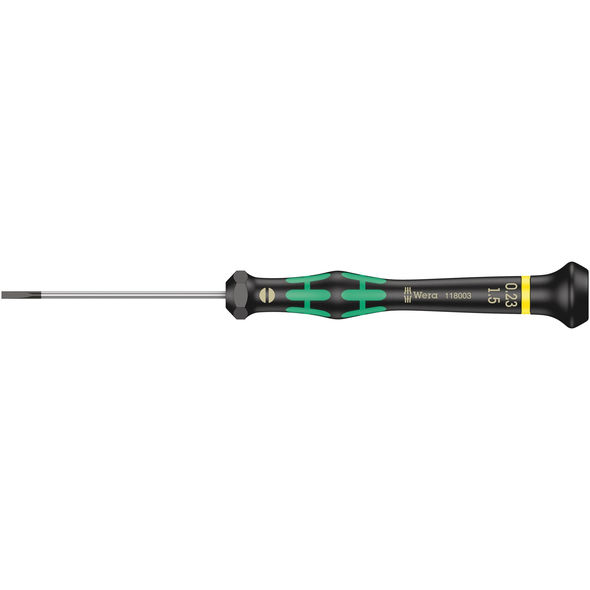 Wera 2035 Screwdriver for slotted screws for electronic applications, 0.23 x 1.5 x 60 mm
