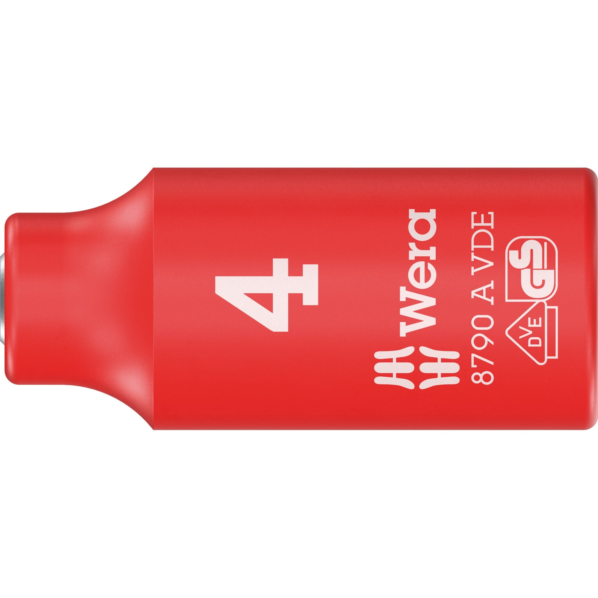 Wera 8790 A VDE Zyklop Socket, insulated, with 1/4" drive, 4 x 41 mm
