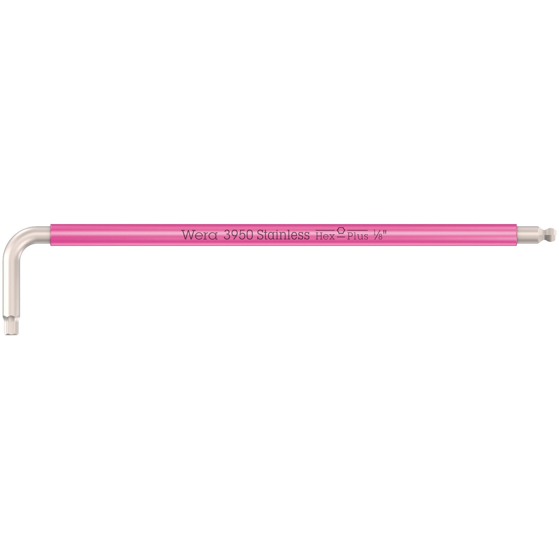 Wera 3950 SPKL Multicolour Imperial L-keys, imperial, stainless, 1/8" x 123 mm