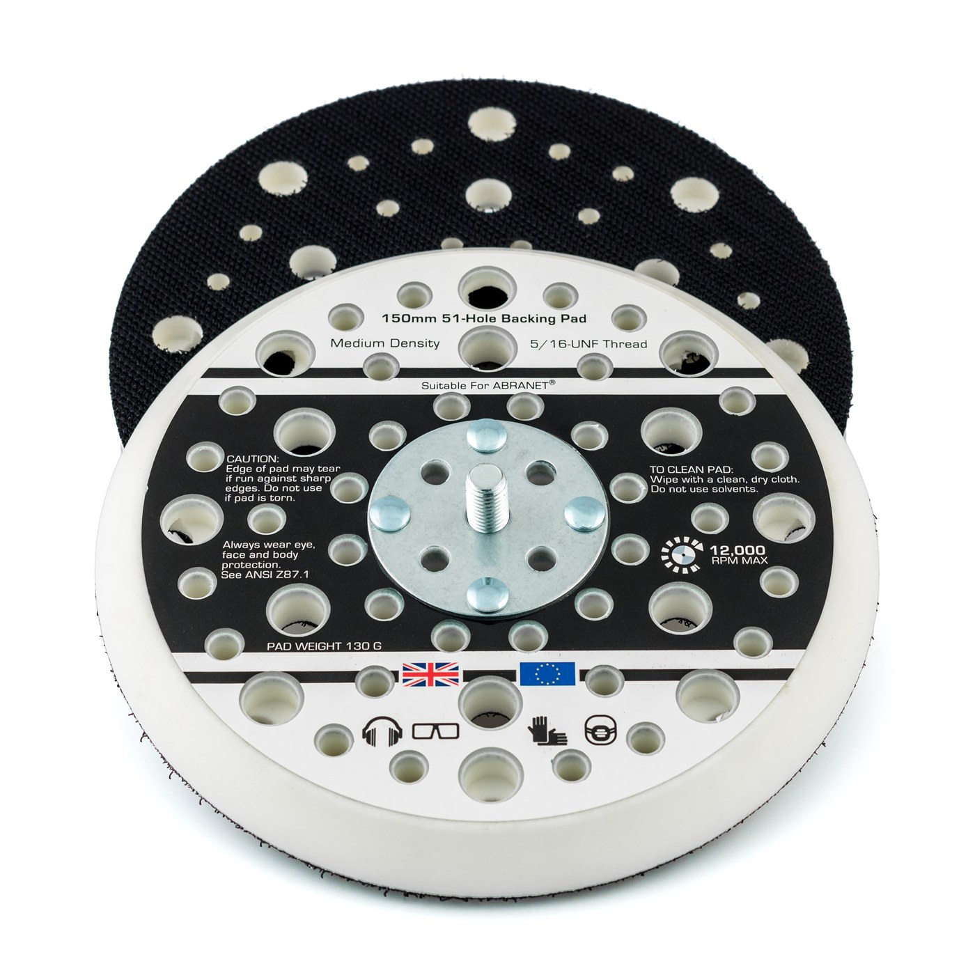 Flexipads 17096 150mm 51-Hole GRIP DA pad 5/16