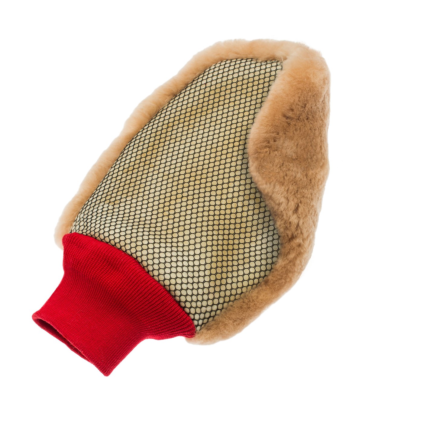 Flexipads 40003 Merino Super Soft Lambskin Wash Mesh Mitt