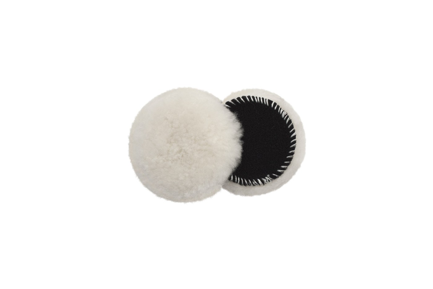 Flexipads 40242-10 80mm Merino Lambs Wool GRIP - Double stiched velour (Pack of 10)