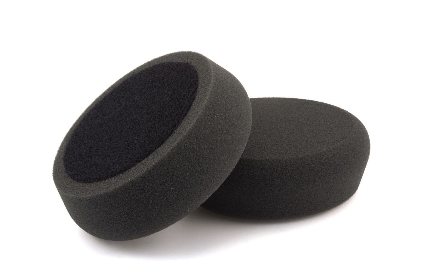 Flexipads 44760 100mm (4") BLACK S/Buff Finishing Spot Pad (Pack of 2)