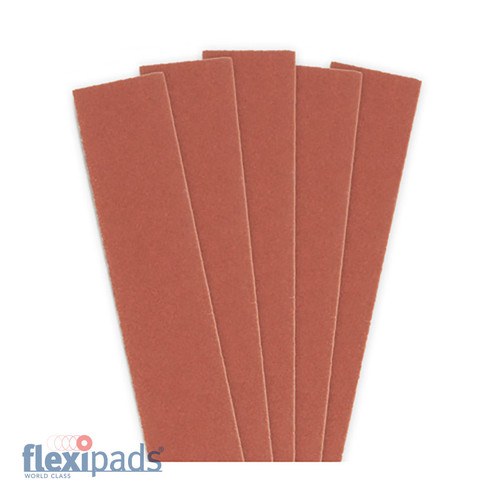 Flexipads 57220 30 x 195mm - P120 Grit Strips (Pack of 100)