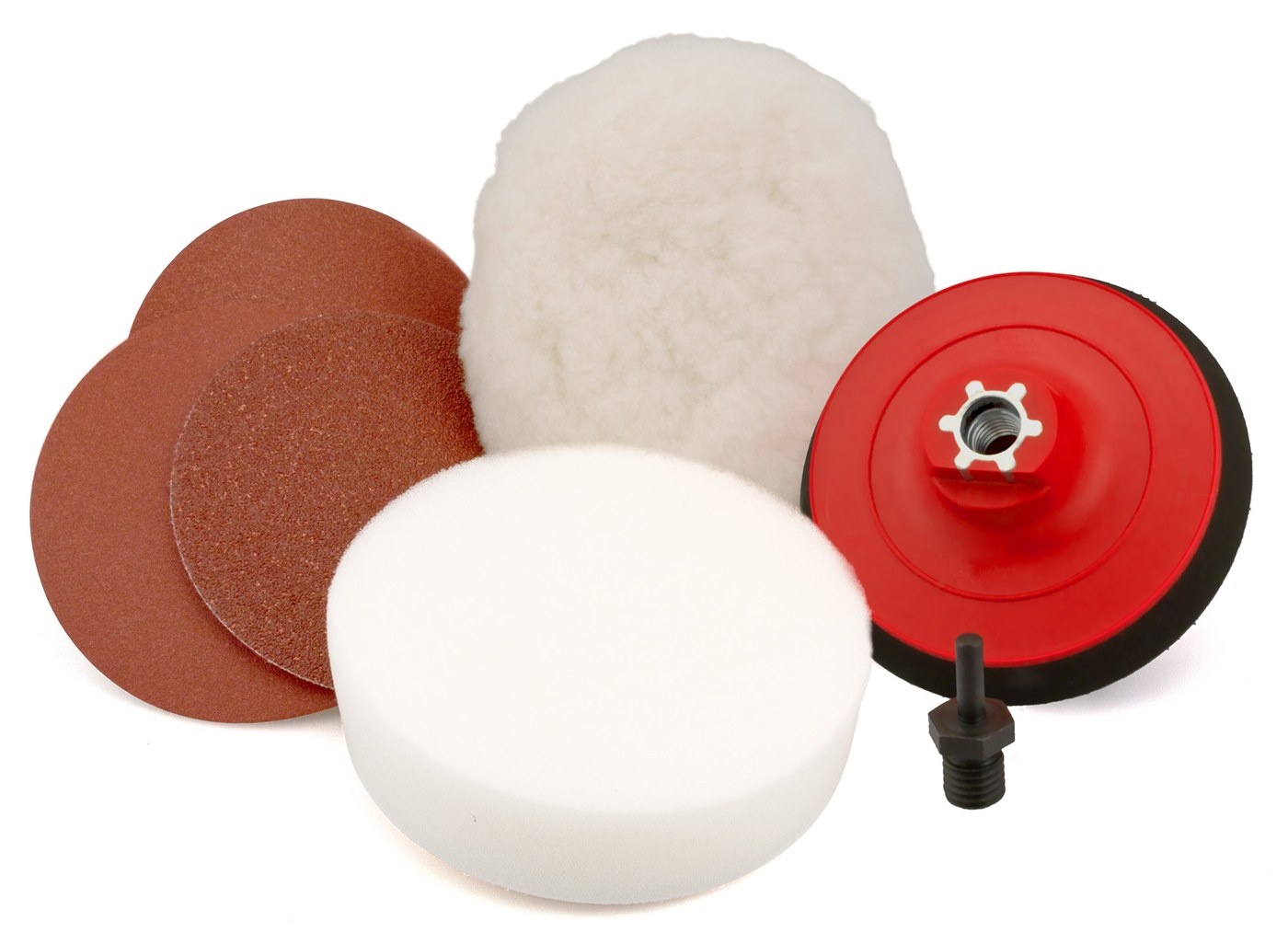 Flexipads 88005 125mm (5") Drill & Sander Polisher GRIP Kit