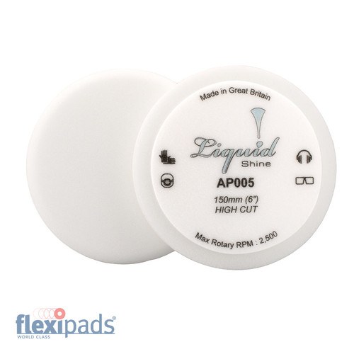 Flexipads AP005 150mm HIGH CUT Foam Pad White (Pack of 2)