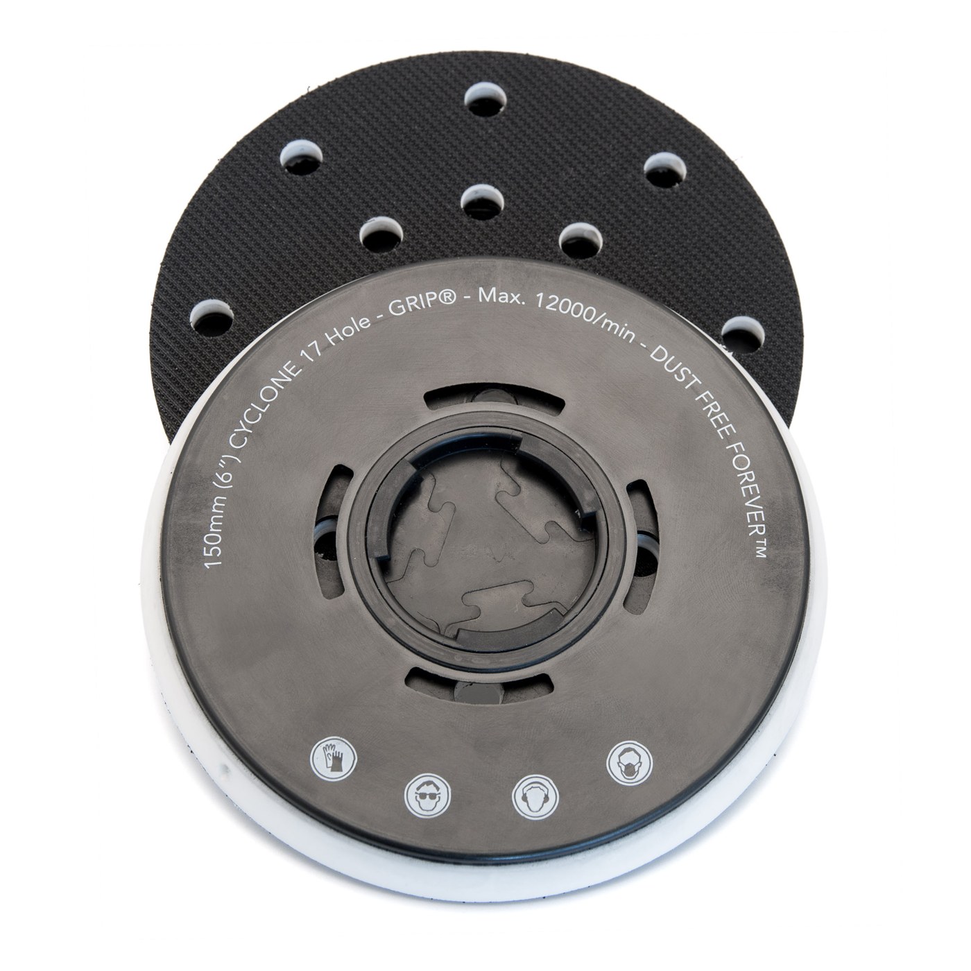 Flexipads FE617 150mm 17 Hole Cyclone Hard