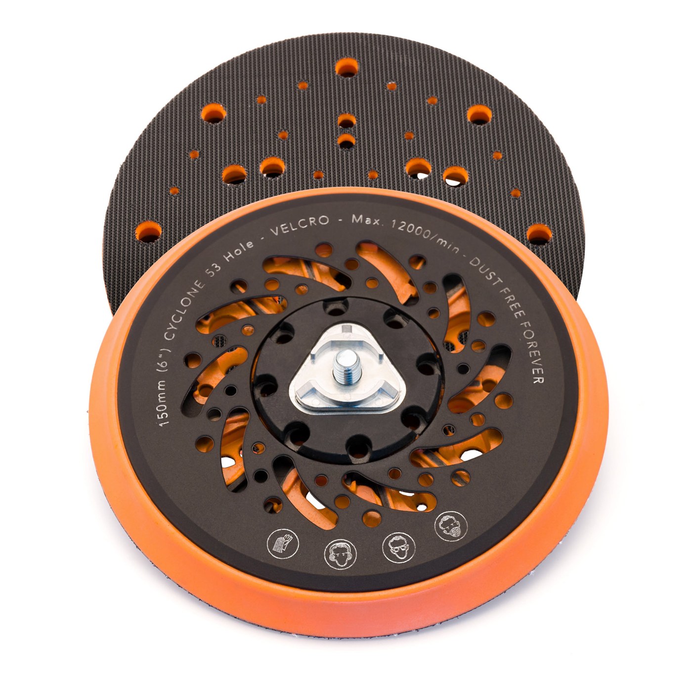 Flexipads FE653 150mm 53 Hole Cyclone  Hard