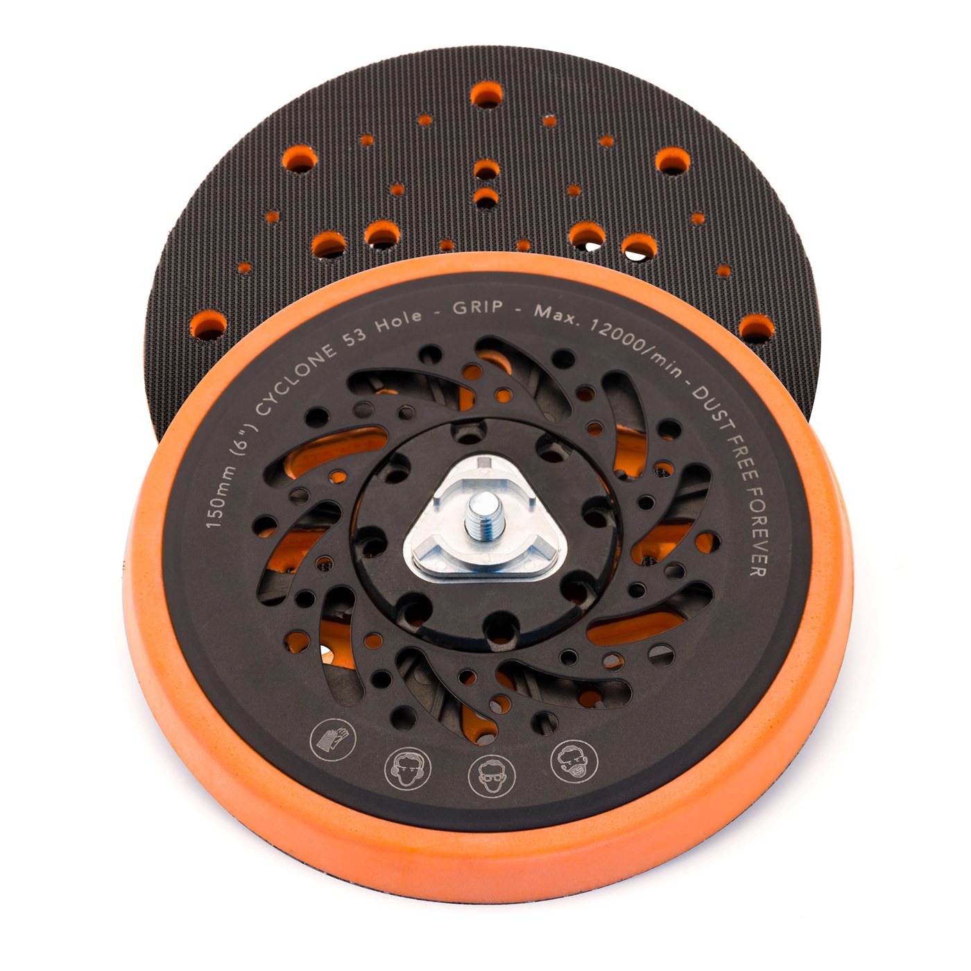 Flexipads FE654 150mm 53 Hole Cyclone Medium