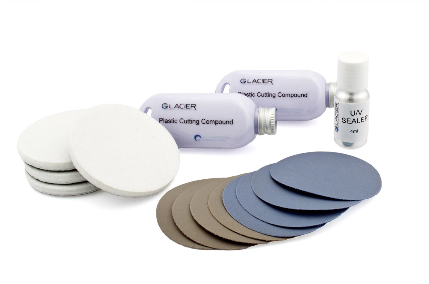 Flexipads GP204R 75mm (3") Headlight Restoration Kit - REPLACEMENTS