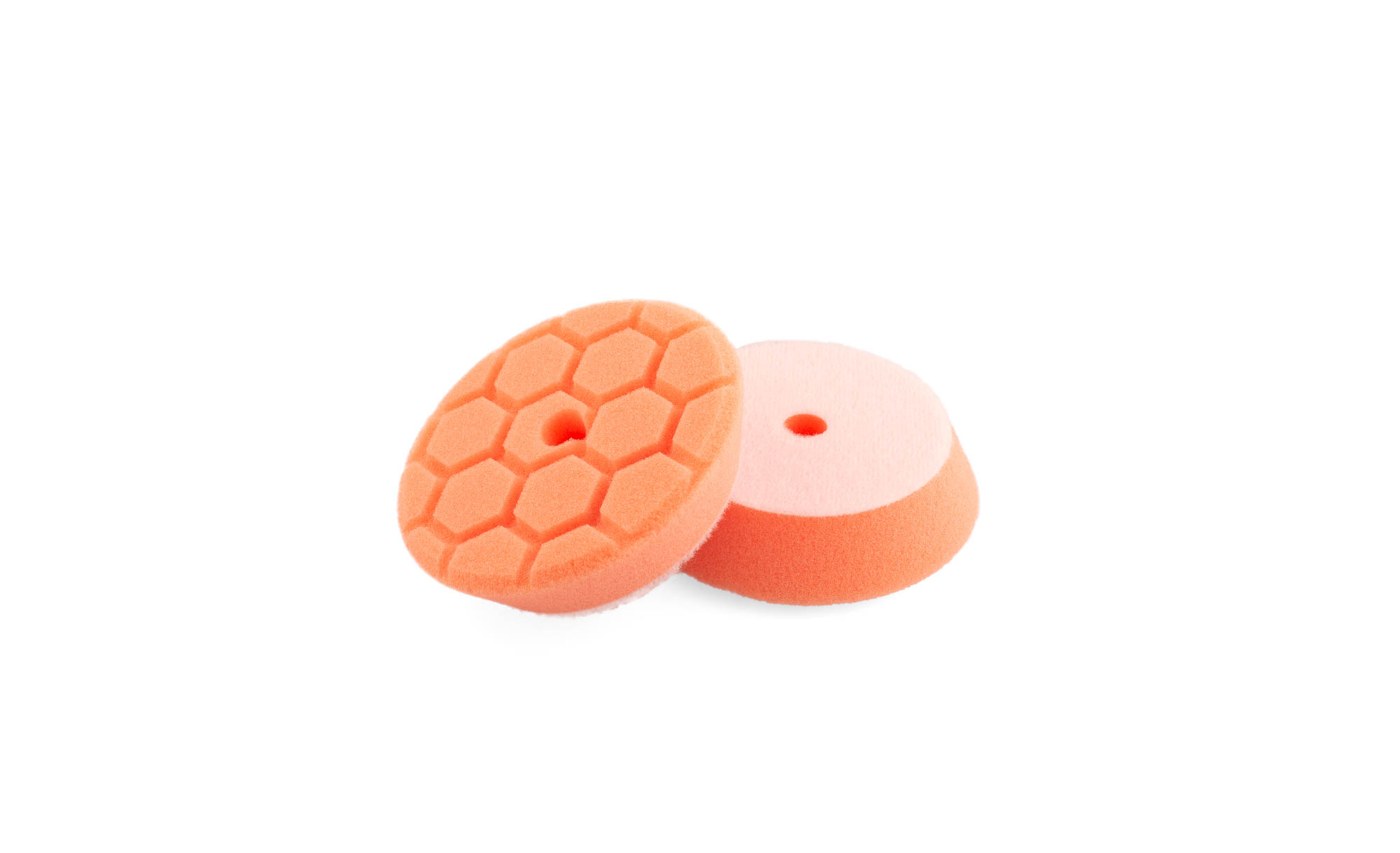 Flexipads HL430 80/100mm (4") PRO-DETAIL ORANGE Medium Heavy Cuttting Pad