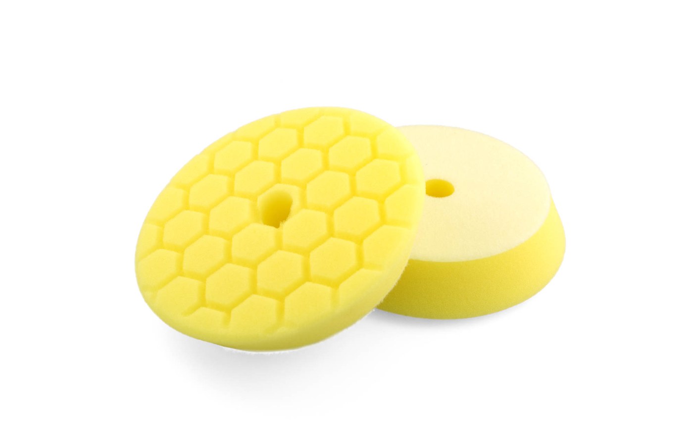 Flexipads HL520 135mm PRO-DETAIL Yellow Heavy Cut/Compounding Pad