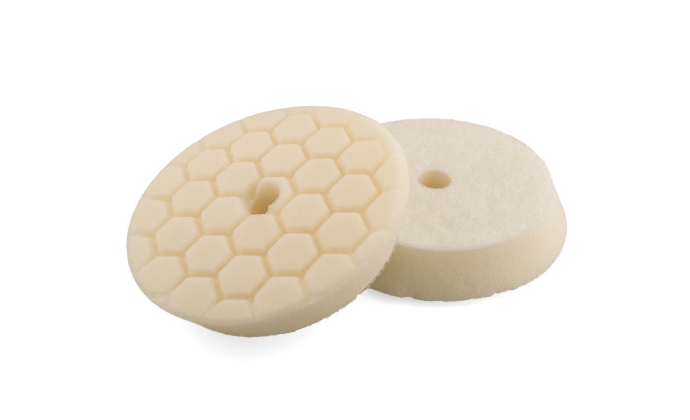 Flexipads HL550 125/150mm (6") PRO-DETAIL WHITE Medium Light Polishing Pad