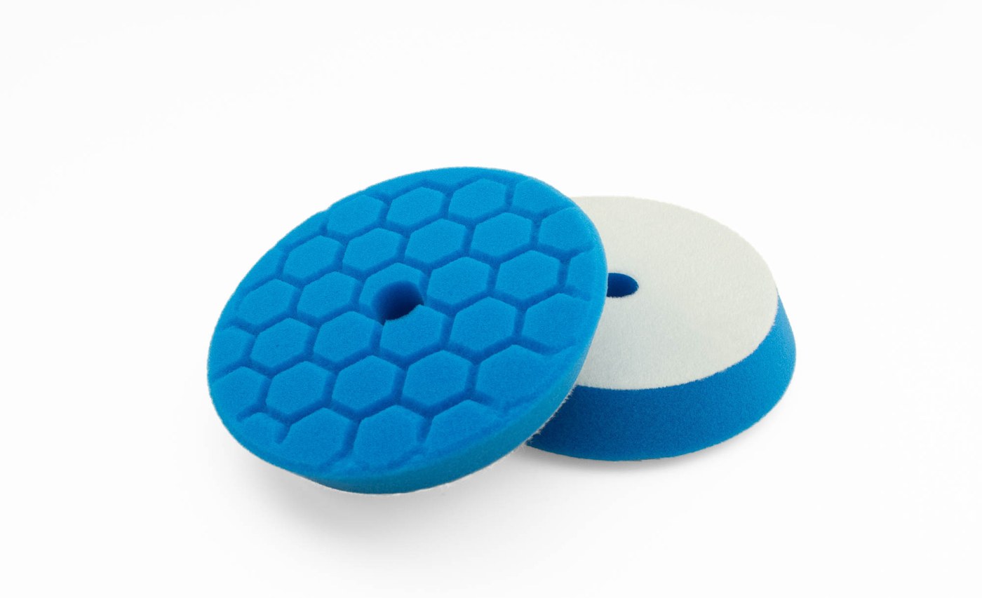 Flexipads HL570 125/150mm (6") PRO-DETAIL BLUE Light Clean & Glaze Pad