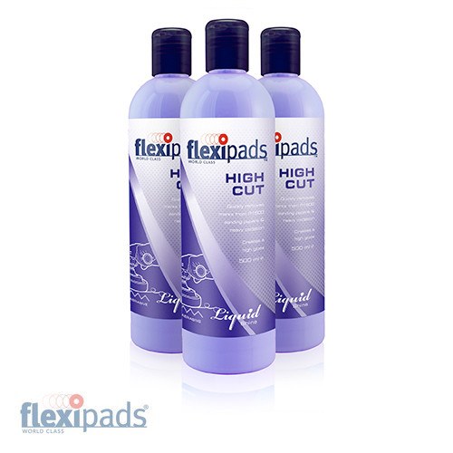 Flexipads LP100C 12 x 500ml HIGH CUT Liquid Shine (Pack of 12)