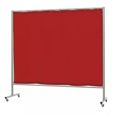 GYS ORANGE WELDING CURTAIN OPTI 215.O ON WHEELS 2x2.15m