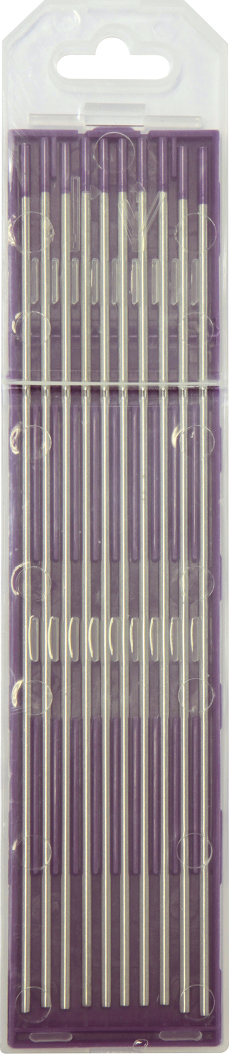 GYS 10 ELECTRODES - TUNGSTEN E3 Ø2.0 - PURPLE (AC/DC - ALUMINIUM/STEEL)