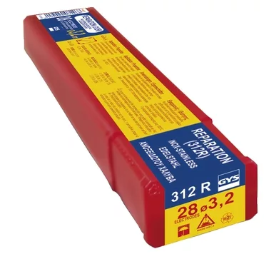 GYS 28 stainless steel electrodes 312 - Ø 3.2 mm - Plastic case