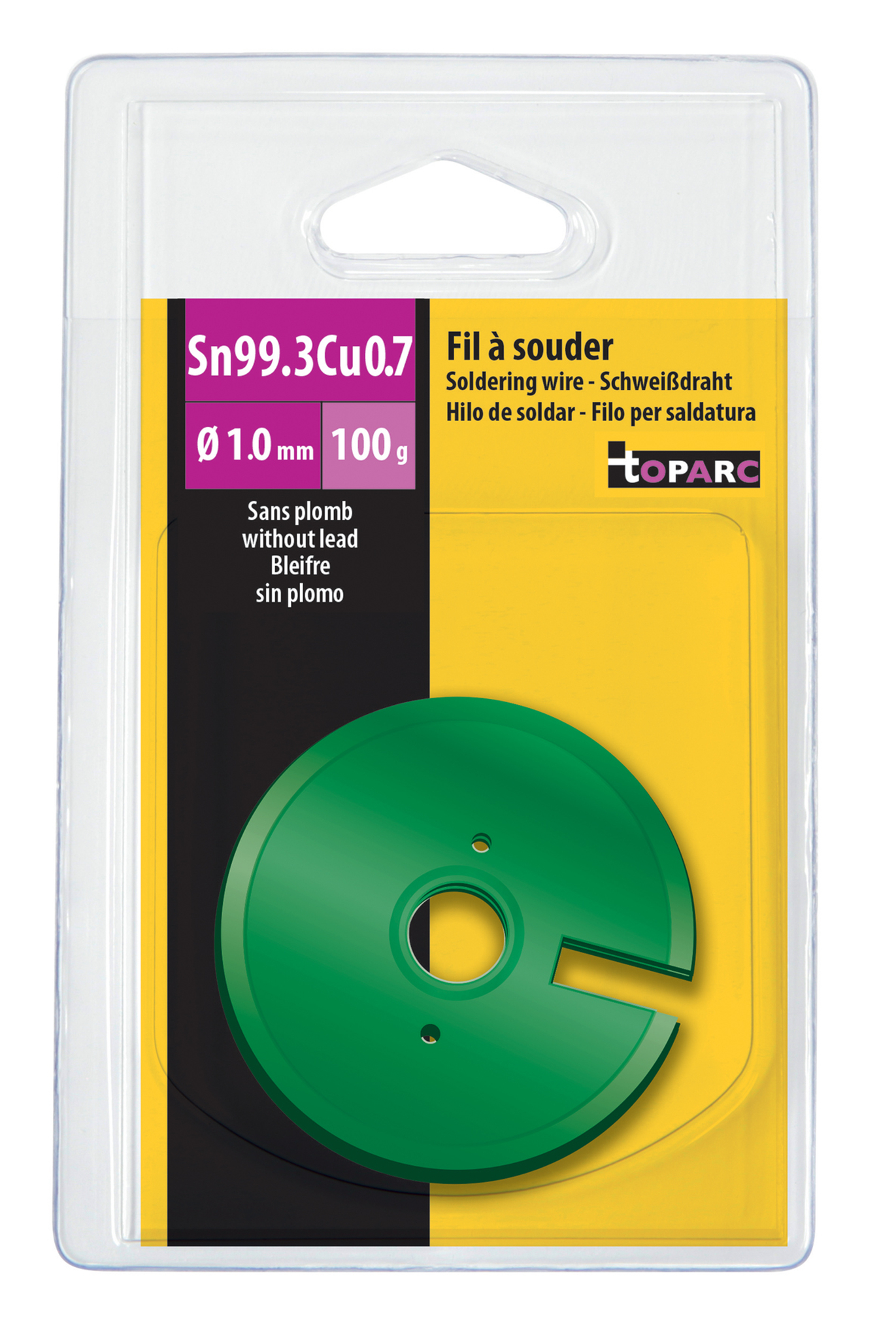 GYS SOLDERING WIRE TIN/LEAD 99% Ø1mm - 100g (RoHS)