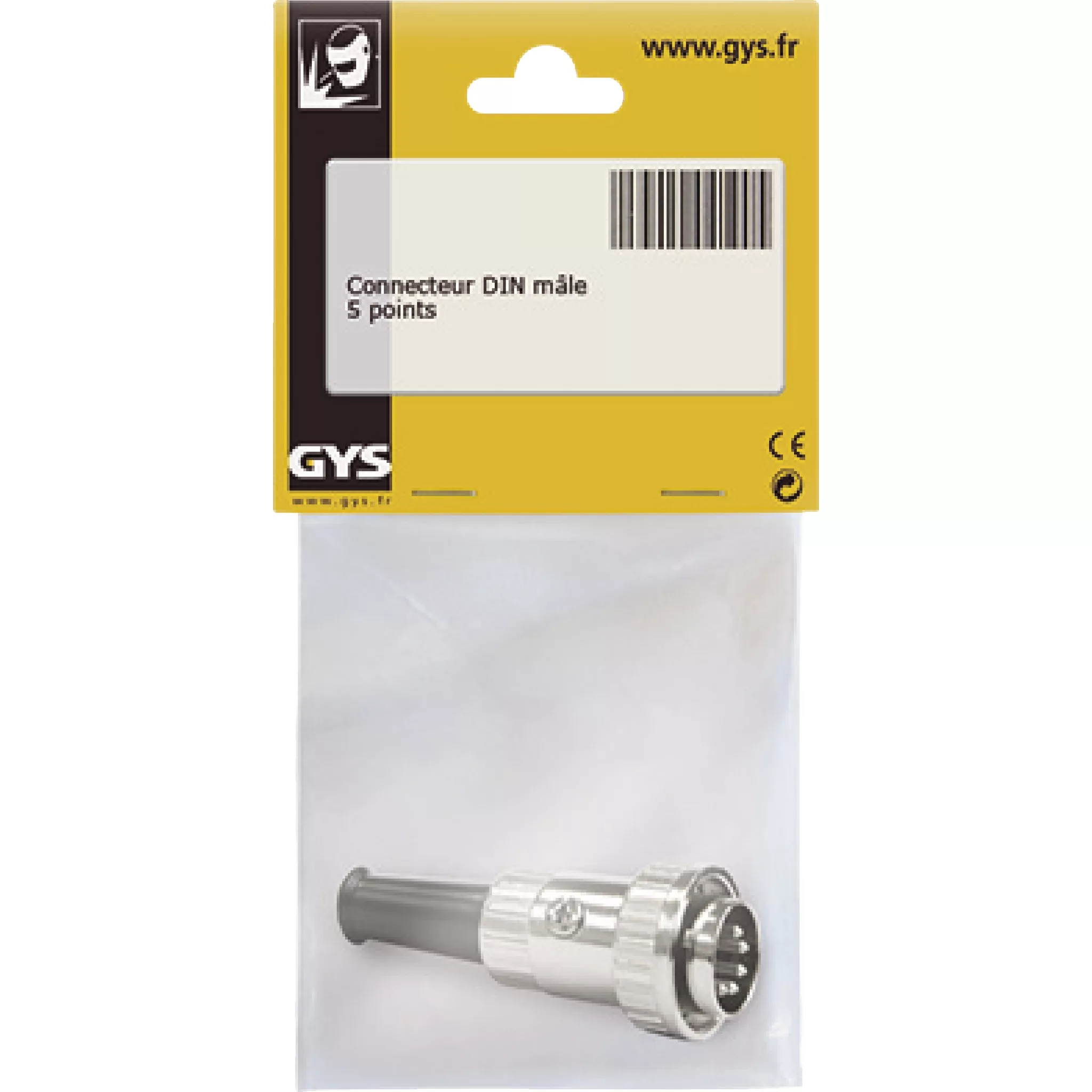 GYS 5 PIN DIN MALE CONNECTOR