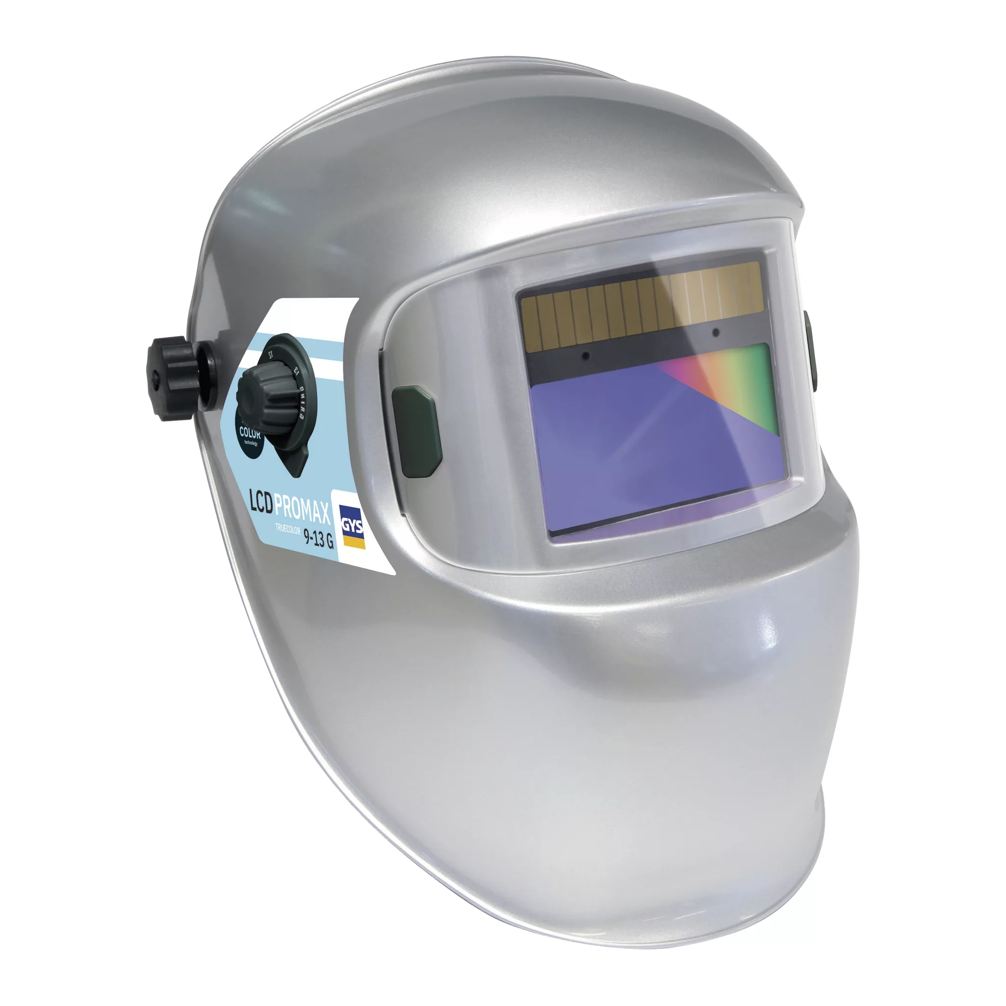 GYS PROMAX 3/5-13 G SILVER TRUE COLOR HELMET