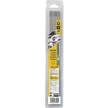 GYS 50 RUTILE ELECTRODES - STEEL - Ø3.2 (BLISTER)