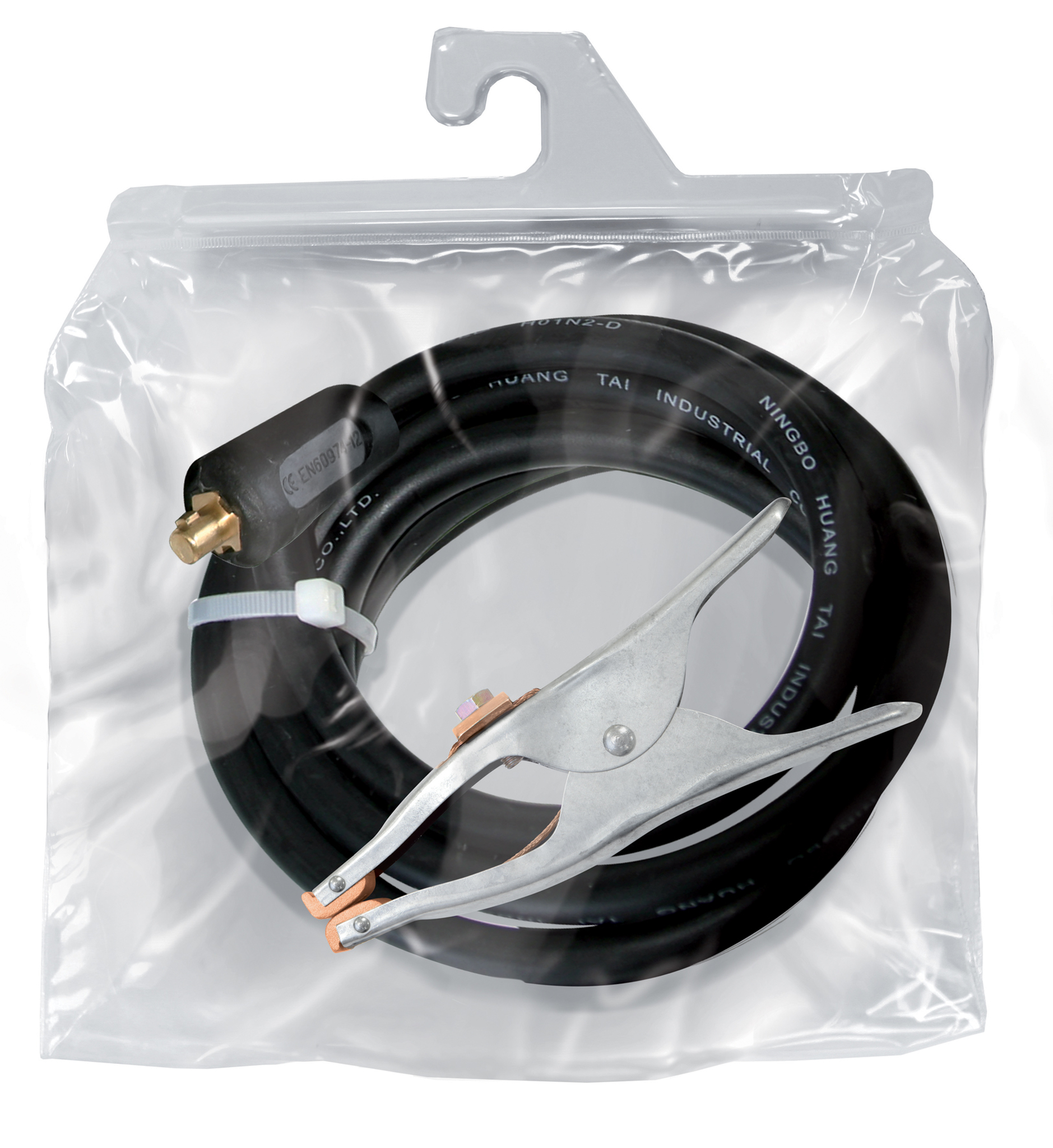 GYS EARTH CABLE 600A - 70mm² - 10m - CONNECT. 35/50mm² - Braided clamp