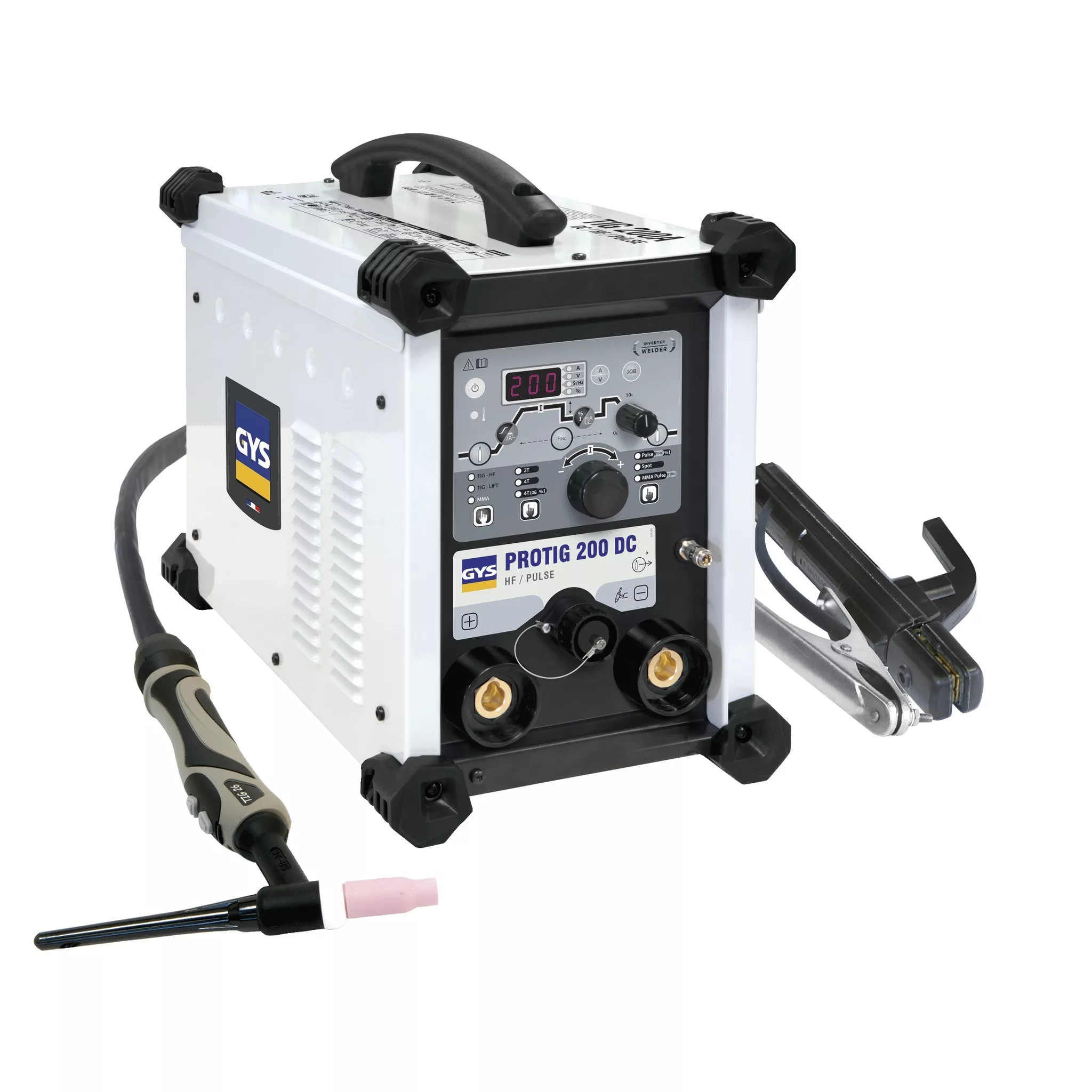 GYS PROTIG 200 DC - WITH ACCESSORIES (TIG26B-4m)