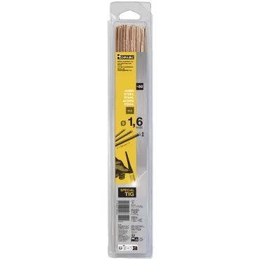 GYS TIG FILLER RODS (x60) - STEEL Ø1.6 - 0.33KG - 330mm (BLISTER)