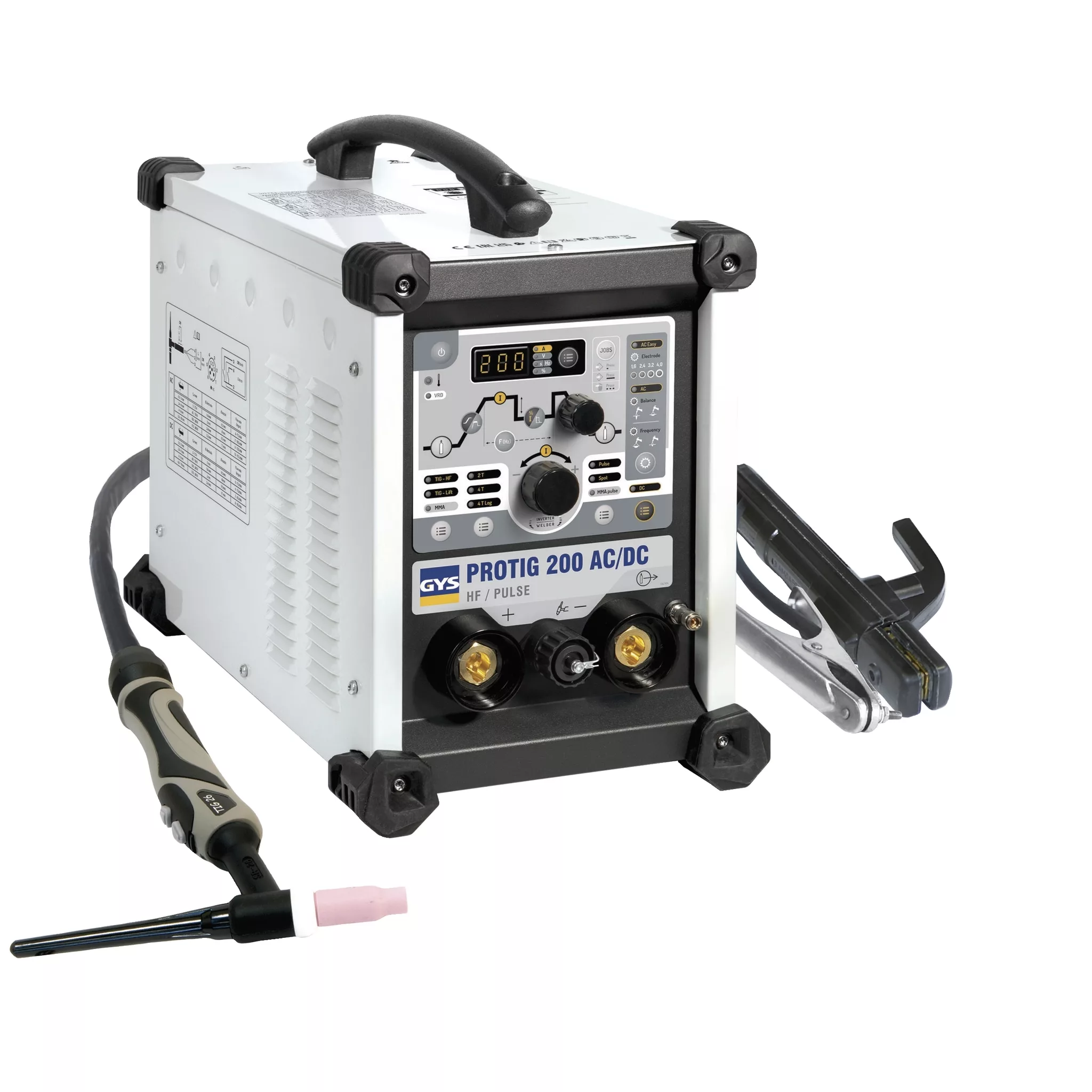 GYS PROTIG 200 AC/DC - WITH ACCESSORIES (TIG26B-4m)