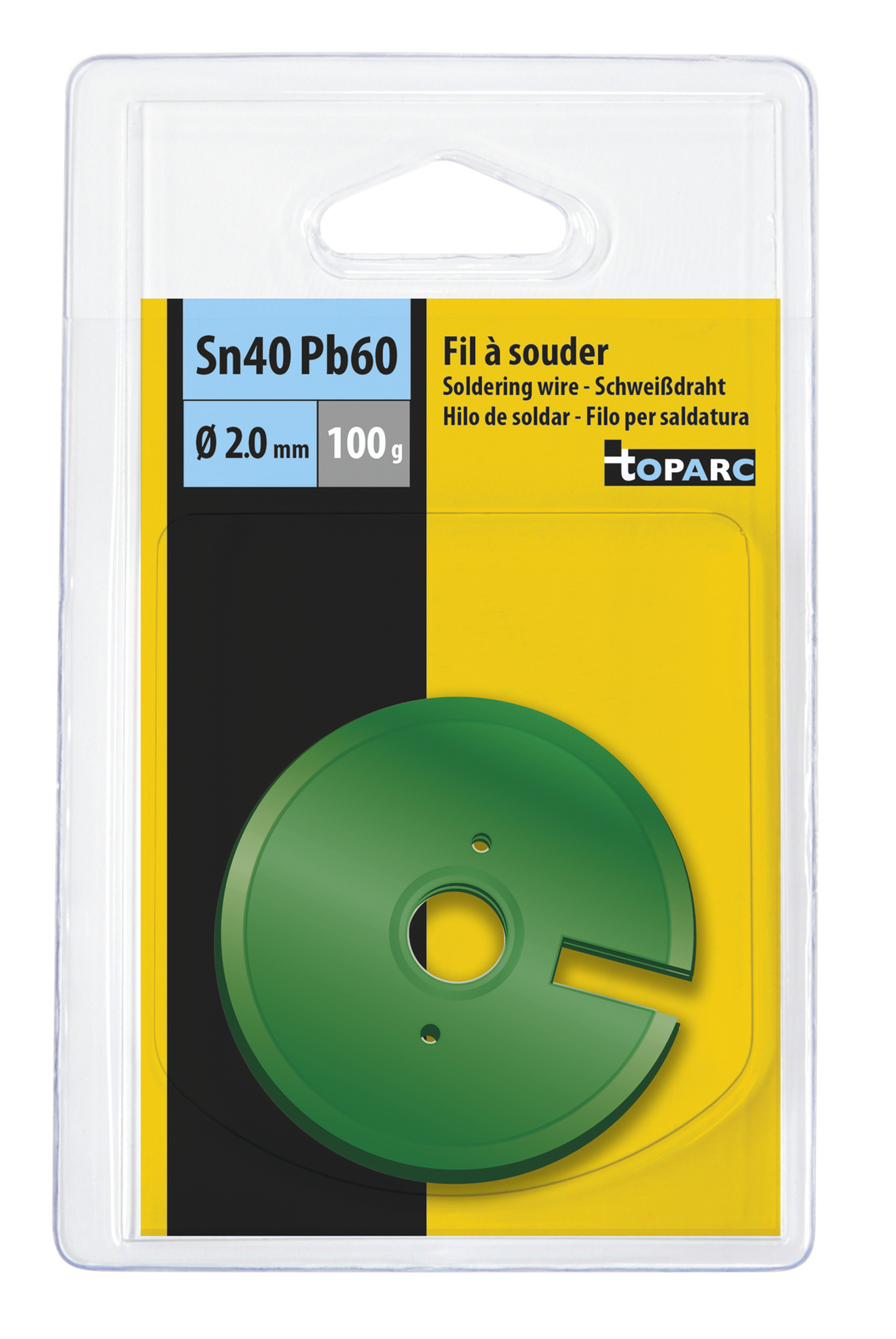 GYS SOLDERING WIRE TIN/LEAD 40% Ø2mm - 100g