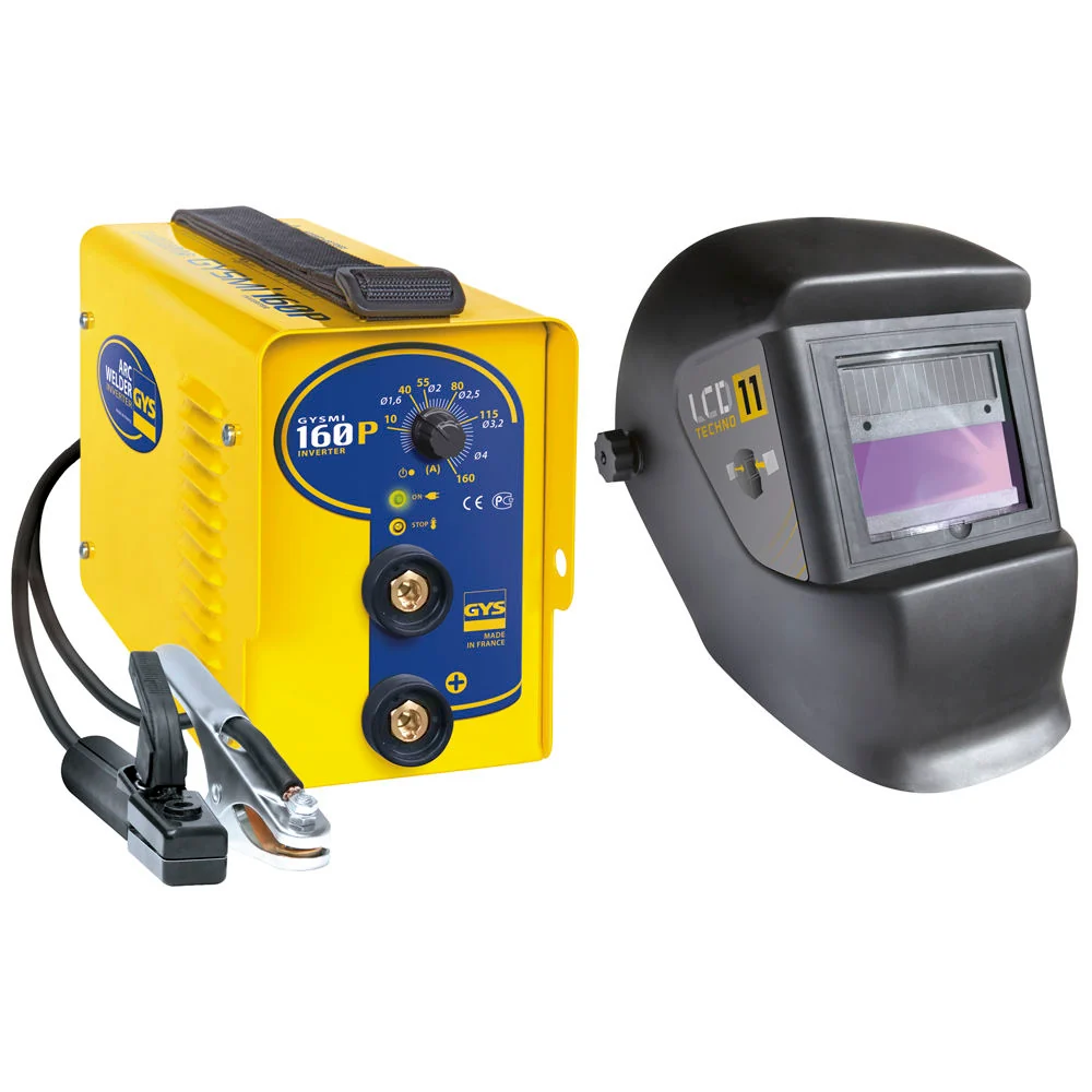 GYS BUNDLE GYSMI 160 P + LCD TECHNO 11 HELMET