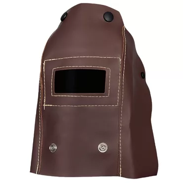 GYS LEATHER WELDING MASK + SHADE 11 & TRANSLUCENT LENSES (x2)