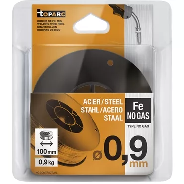 GYS FLUX CORED WIRE NO GAS Ø0.9 - 0.9Kg S100 PLASTIC WIRE REEL - E71T-GS