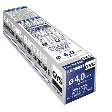 GYS 110 RUTILE ELECTRODES - STEEL- TYPE GY38 - Ø4.0