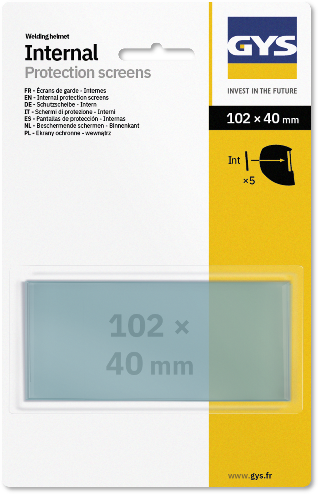 GYS 10 INT. SCREENS 102.4 x 42.5 - FLIP-FLAP LCD 3/11