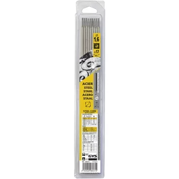 GYS 17 RUTILE ELECTRODES - STEEL - Ø1.6 (BLISTER)